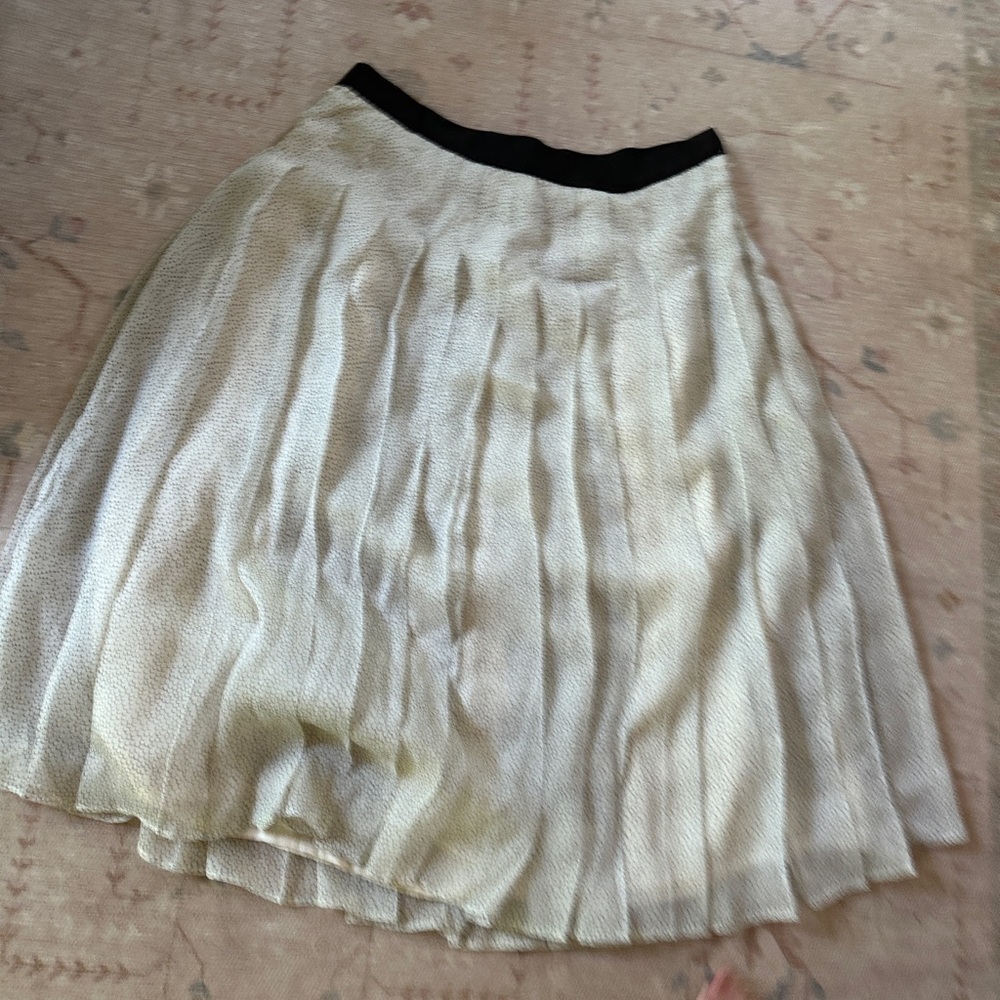 J. Crew collection 100% silk polka dot lined skirt 2 NWT $245 rare